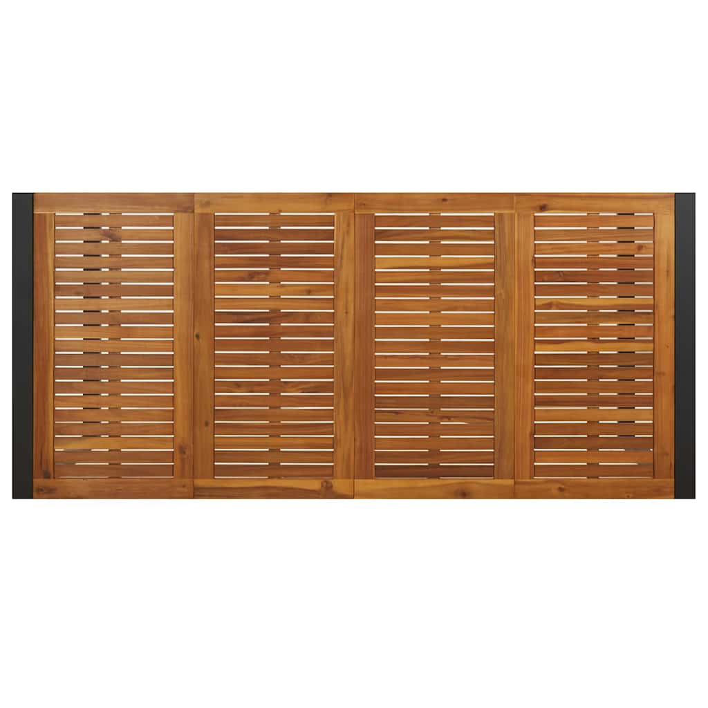 Garten Essgruppe 7 pcs Beige und Braun 200 x 80 x 75 cm